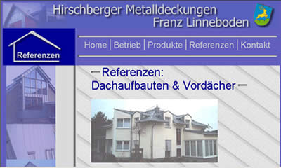 Screenshot und Link: Linneboden.de